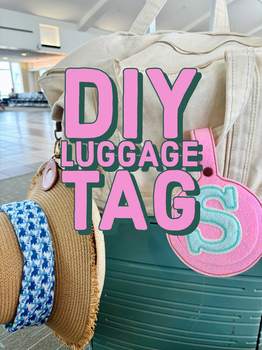 Digital Download - DIY Luggage Tag SVG