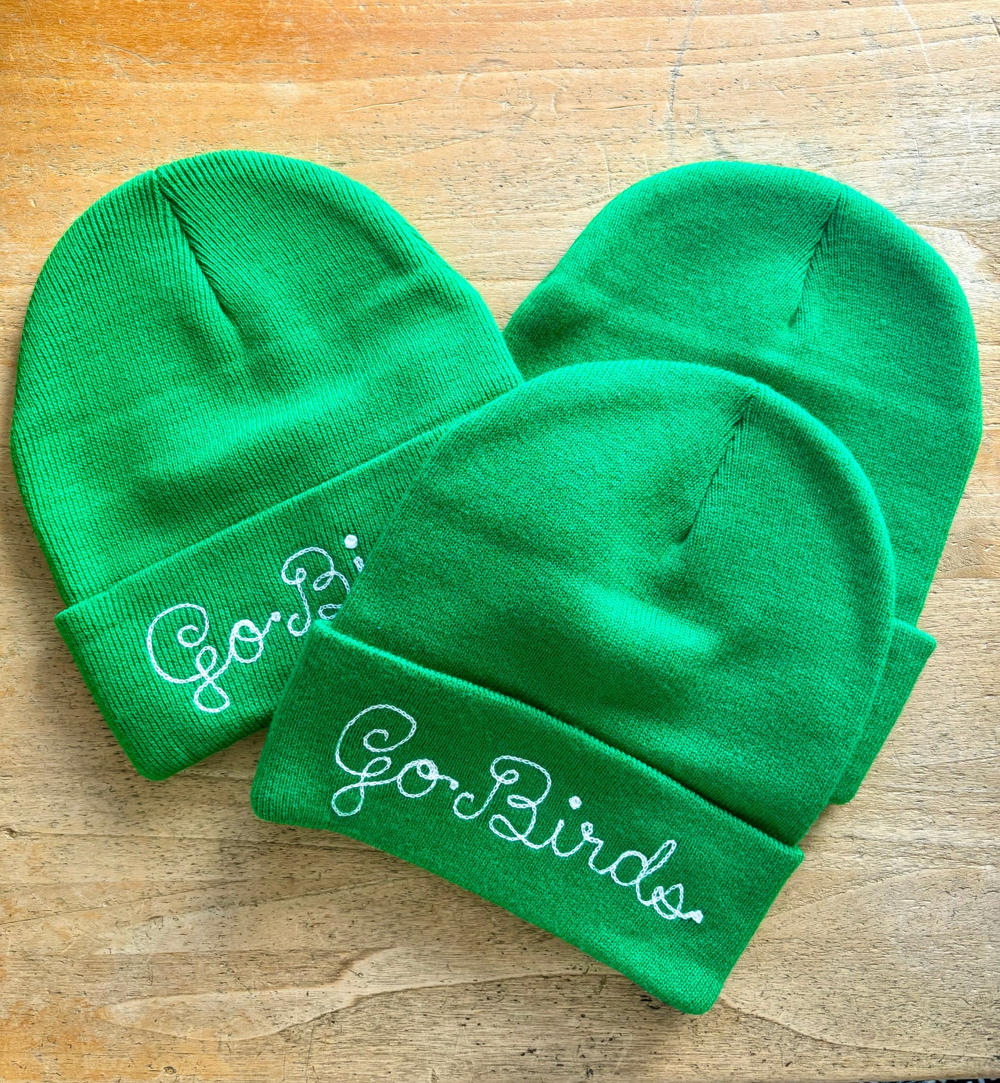 Go Birds Chainstitched Beanie